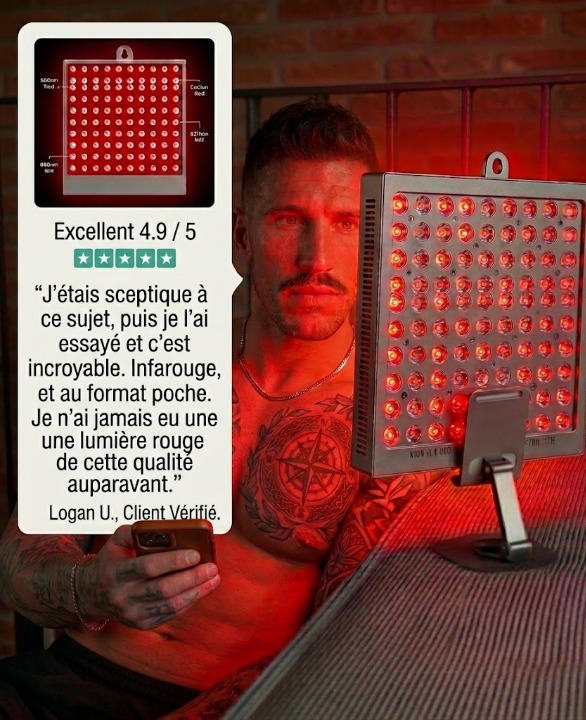 Lumière rouge récupération musculaire - Ryzor