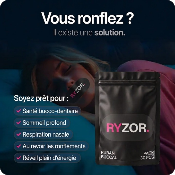 RYZOR Mouth Tape en situation