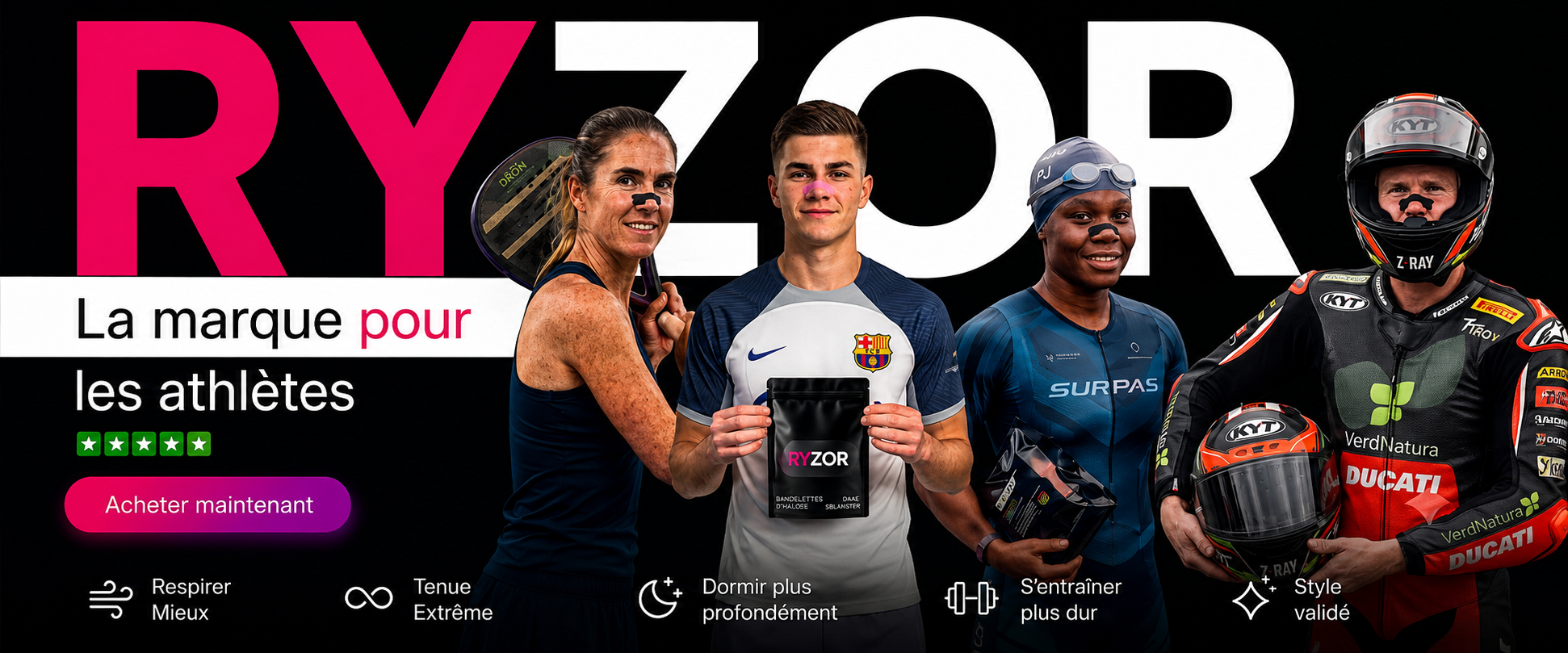 RYZOR — la marque des athlètes